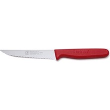 MSP 61005-LZ Tırtıklı Uç Biftek Bıçağı (Kırmızı)