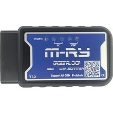 MSP Araç Obd2 Bluetooth Arıza Teşhis Cihazı, Tüm Obd Protokolleri Destekli, V1.5