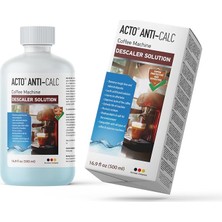 MSP Antı-Calc 500 ml - Espresso Makinesi, Kahve Makinesi Kireç Çözücü, Her Tür Kahve Makinesi ve Su Isıtıcısı Için Sıvı Kireç Çözücü