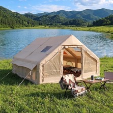 MSP Rovos 12 Kişilik Xxl Şişme Kamp Çadırı | 4 Mevsim Büyük Aile Çadırı | Su Geçirmez Oxford Kumaş | Kamp, Glamping ve Outdoor Çadırı