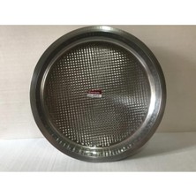 MSP - Çiğ Köfte Tepsisi 5.no - Çap: 52 cm - Derinlik: 9 cm - Çelik Leğen - Motifli