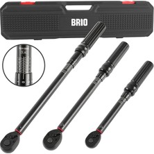 MSP Tork Anahtarı 3 Ad 1/4 Inç 5-25 Nm, 3/8 Inç 10-60 Nm, 1/2 Inç 20-200