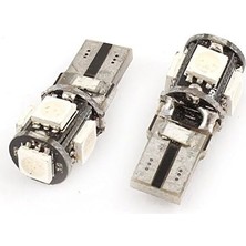 MSP Adet T10 5050 5-Smd LED Canbus Gösterge Paneli Ampul Mavi 2652 Dahili