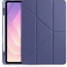 MSP Galaxy Tab S11 SM-X730 / SM-X736 Kılıf 11 Inç Kalem Bölmeli Silikon Tablet Kılıfı Lacivert