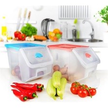 MSP 2 Adet Patates Soğan Kiler Saklama Kabı Düzenleyici Set 12 Lt (32,5X23,5X23,5 Cm) 12 Litre Kilerlik