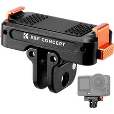 MSP Concept Djı Osmo Action 6 Için Manyetik Hızlı Kilit Adaptör Tutucu, 1/4 Inç Vida Delikli Mıknatıslı Tutucu, Osmo Nano Için Manyetik Adaptör Montajı, Aksiyon Kamerası Aksesuarı