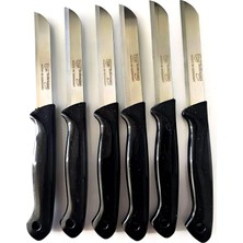 MSP 6'lı Tırtıklı Meyve Bıçağı Seti Paslanmaz Çelik 18 cm