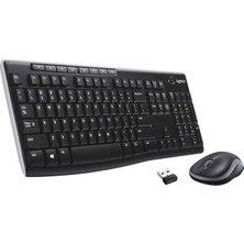 MSP 920-004536 MK270 Kablosuz Klavye ve Fare Combo - Klavye ve Fare Dahil, 2.4ghz Bırakmasız Bağlantı, Uzun Pil Ömrü