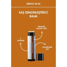 aklow akyoleticaret Kaş Zenginleştirici & Besleyici Balm | Güçlü, Canlı, Dolgun Kaşlar | Organik Içerikli | 5 ml Stick