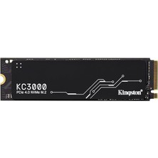 MSP KC3000 Pcıe 4.0 Nvme M.2 SSD - Masaüstü ve Dizüstü Bilgisayarlar Için Yüksek Performanslı Bellek, -SKC3000S/512G, Siyah, 512GB