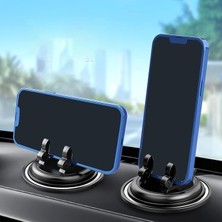 MSP Telefon Standı ve Telefon Tutucusu Vakumlu 360 Derece Dönebilir Son Derece Sağlam Tutan Araç Tutucu Telefon Standı Std-03