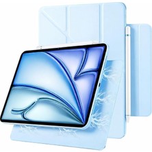 MSP Moveteck iPad 10. Nesil 10.9 Inç ve 11. Nesil ile Uyumlu Kılıf, Manyetik Kapanma, Çok Açılı Stand, Otomatik Uyku/uyanma, Açık Mavi