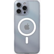 MSP iPhone 16 Pro Max ile Uyumlu Magsafe Kılıf Crystal Flex Mag Fit Sararmaya Dayanıklı Ince Şeffaf Kapak - ACS08391 (Spigen Tr Garantili)