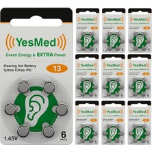 MSP Extra Power 13 Numara Işitme Cihazı Pili (10 Paket x 6 Adet = 60 Adet Pil)