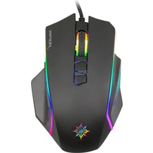 MSP IMG-344T Rgb 6 LED 7200DPI 8d Macro Keys Professional Gamıng Mouse,profesyonel Oyuncu Mouse, Programlanabilir 8 Tuş, 10 Farklı Rgb Modu,hızlı Profil Oluşturma, Performans ve Hız