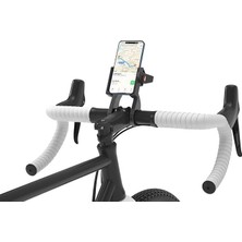 MSP Motosiklet Telefon Tutucu Gidon Bağlantılı 360° Dönebilen Evrensel Bisiklet Scooter Atv Telefon Standı Güçlü Kavrama Ayarlanabilir Mandallı Sıkıştırma Akıllı Telefon Tutacağı PB05-AV