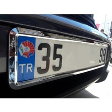MSP Adet Nikelajlı Plakalık Yeni Nesil Krom Plakalık 1 Takım 2 Adet