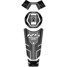 MSP Pulsar Rs 200 Siyah Gri Tank Pad Set