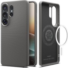 MSP Galaxy S26 Ultra ile Uyumlu Kılıf Liquid Air Mag Fit Kaymaz Dokulu Yüzey Gri Kapak - ACS11025 (Spigen Tr Garantili)
