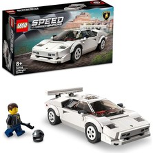 MSP Speed Champions Lamborghini Countach 76908-8 Yaş ve Üzeri Çocuklar Için Süper Spor Araba Modeli Oyuncak Yapım Seti (262 Parça)