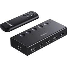 MSP HDMI Anahtarı 5'i 1 Arada Çıkış 4K@60Hz, Uzaktan Kumandalı HDMI Bölücü 5 Bağlantı Noktalı Switcher Seçici Kutu Desteği 3D Cec Hdr Hdcp2.2 Ps5/4/3 Xbox Nintendo Switch ile Uyumlu Roku Tv Fire