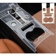 MSP Tiggo 8 Pro Vites Etrafı ve Bardaklık Uyumlu Piano Black Tpu Koruyucu 3 Lü Set 2023