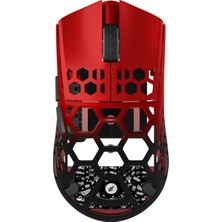 MSP Gaming HM620 8k Hz 30000 Dpı Tri-Mode Kablosuz/bluetooth Siyah Kırmızı Gaming Mouse