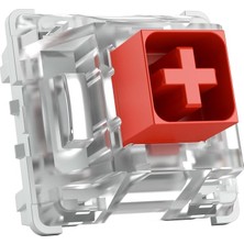 MSP Gaming 120X Kailh Mekanik Klavye Anahtarları (Kırmızı) - Doğrusal ve Yumuşak, 45 G Tetikleme Ağırlığı, Su ve Toz Geçirmez, 3 Pinli Bağlantı, Smd LED Uyumlu, Kutu Tasarımı - Kailh Kırmızı