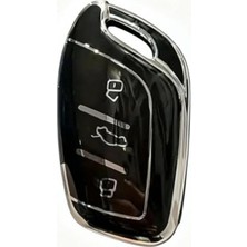MSP Keys Mg Hs Gt Zs Ev Zx Mg5 Mg6 Roewe Rx3 Rx5 I5 Erx5 I6 I5 Nano Anahtar Kılıfı Siyah Gümüş Renk