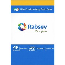 MSP Ultra Premium Parlak Fotoğraf Kağıdı, 4r 10X15CM, 200G/M2, Hızlı Kuruyan, 100 Yaprak