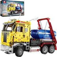MSP Teknik 22016 Çöp Yükleme Kamyonu Kumanda&motor Yaratıcı Yapı Blok Seti Building Blocks - 1918 Parça