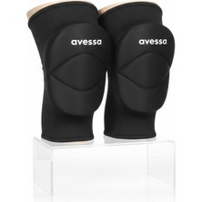 MSP Spor- Voleybolcu Dizliği Yüksek Ek Korumalı Pedli Darbe Önleyici Spor Dizlik -Sporcu Dizliği- Unisex -Egzersiz- Antrenman-Maç Siyah