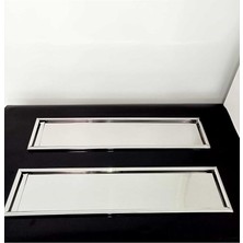 MSP Paslanmaz Krom Plakalık, Metal Nikelaj, 2'li Set