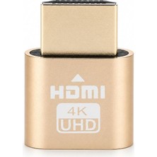 MSP PX-5245 HDMI Dummy Plug 4K UHD Sanal Monitör Emülatörü, HDMI Ekran Kartı Dummy Adaptör, Mining Rig, Bitcoin, Headless Pc ve Uzaktan Erişim Için Monitör Taklit Aparatı