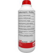 MSP / -56 Derece Hazır Karışım 1.5 Litre Kırmızı Organik Antifriz - G12 (Üretim Yılı: 2026)