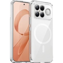 MSP Poco F8 Ultra Kılıf Kablosuz Şarj Özellikli Sararmaz Kristal Sert Kapak Şeffaf [poco F8 Ultra ile Uyumlu]