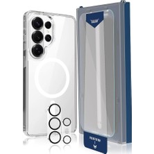 MSP Galaxy Avantaj Paket - Magsafe Uyumlu Şeffaf Hybrid Kılıf + Easyfit 5d Ekran Koruyucu + Lens Koruyucu (Galaxy S26 Ultra)