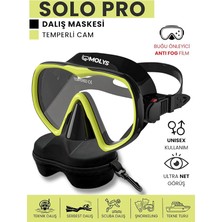 MSP Pro Dalış Maskesi + Maske Kutusu + Antı Fog (Buğu Önleyici Film)
