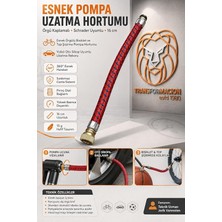 MSP Esnek Pompa Uzatma Hortumu, Örgü Kaplamalı, 16 cm
