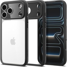 MSP iPhone 17 Pro Max ile Uyumlu Kılıf Ultra Hybrid Sararmaya Dayanıklı Siyah Şeffaf Kapak - ACS10034 (Spigen Tr Garantili)