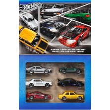 MSP Wheels 1:64 Ölçekli Metal Oyuncak Arabalar, Özel Süslemelere Sahip 6'lı Japon Aracı Seti (Stiller Çeşitlilik Gösterebilir), JBY77