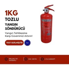 MSP Tozlu Yangın Söndürücü, 1 Kg, Araç ve Ev Için, Ce ve Tse Belgeli