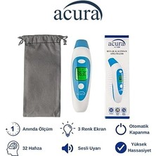 MSP AC-9280 Kulaktan & Alından Ateş Ölçer, Beyaz Mavi