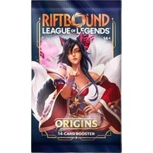 MSP Origins League Of Legends Trading Card Game Booster Pack, Paket Başına 14 Kart, Ingilizce Sürüm