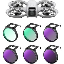 MSP Concept Nd & Cpl Filtre Seti, Djı Neo ile Uyumlu, 6 Adet Filtre Uv, Cpl, Nd8, ND16, ND32, ND64 Polarizatör Nötr Yoğunluklu Drone Objektif Filtresi, Çok Kaplamalı Hd Optik Cam Alüminyum