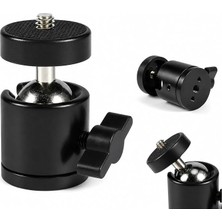 MSP 360 Döner Mafsallı Vida Adaptörü, 1/4 Bağlantı Uyumlu Tripod ve Monopod Aksesuarı, Kamera, Akıllı Telefon, Gopro, Mikrofon, LED Işık, Video Monitör ile Uyumlu Montaj Parçası