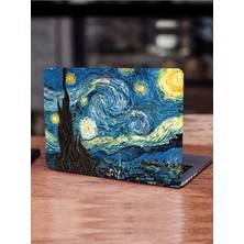 MSP Van Gogh Yıldızlı Gece Tablosu Defter Tablet Laptop Pc Macbook Üzerine Kaplama Için Sticker