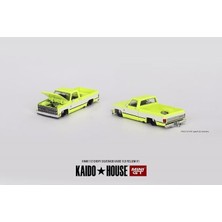 MSP Chevrolet Silverado Kaıdo Flo V1 - Kaıdo House Mını Gt - 1/64 Ölçek KHMG112