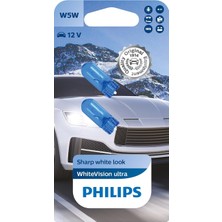 MSP T10 W5W Whitevision Ultra Halojen Sinyal Lambası, Çift Kabarcık, 35484330, Arabalar Için, Beyaz Gün Işığı