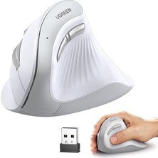 MSP Ergonomik Fare, Dikey Kablosuz Fare, 2,4 Ghz Optik Bluetooth Fare, 4 Ayarlanabilir Dpı 1000/1600/2000/4000 Seviyesi, Dizüstü Bilgisayar, Pc, Chromebook, Masaüstü, Dizüstü Bilgisayar Vb. Için 5